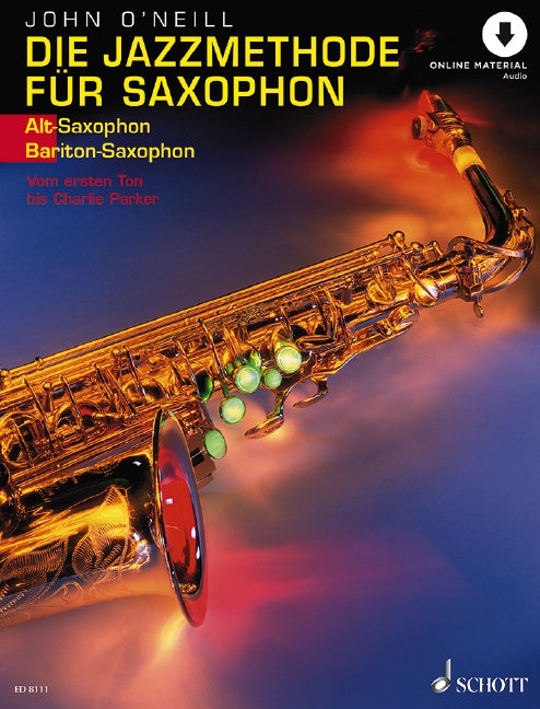 Die Jazzmethode für Saxophon, vol. 1 [alto-(baritone-) saxophone]