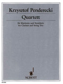 Quartett for clarinet, violin, viola and violoncello [score and parts]