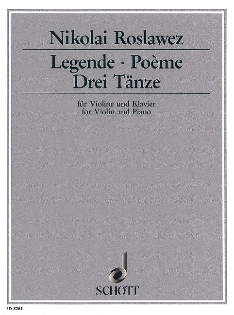 Legende / Poème / Drei Tänze
