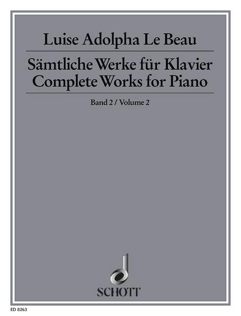 Sämtliche Werke für Klavier, vol. 2