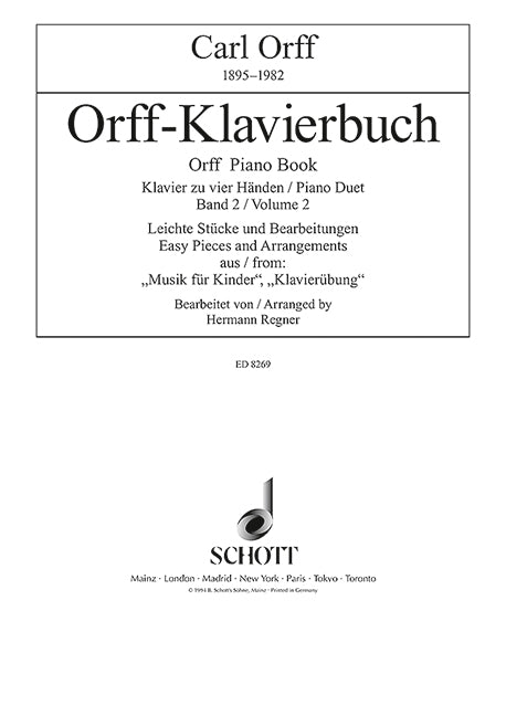 Orff-Klavierbuch, vol. 2