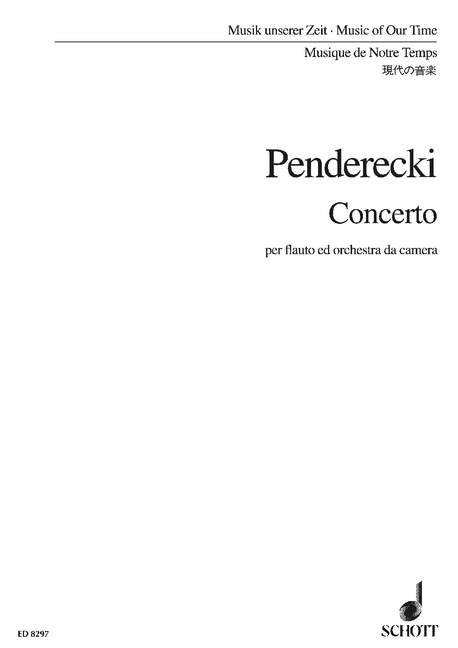 Concerto for Flute and Chamber Orchestra [study score]