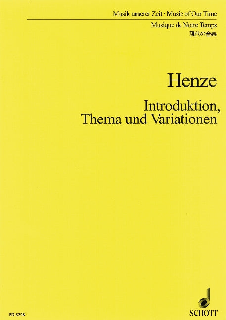 Introduktion, Thema und Variationen