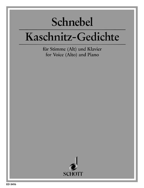 Kaschnitz-Gedichte