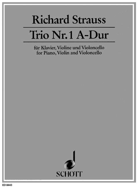 Trio Nr. 1 A-Dur o. Op. AV. 37