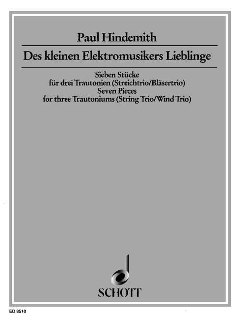 Des kleinen Elektromusikers Lieblinge [string trio / wind instrumentstrio]