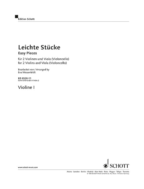 Leichte Stücke [Violin I part]