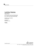 Leichte Stücke [Viola part]