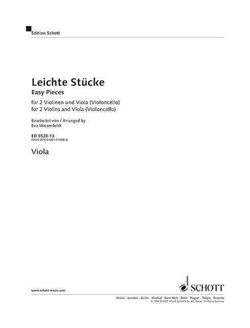 Leichte Stücke [Viola part]