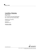 Leichte Stücke [Cello part]