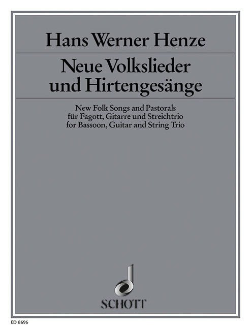 Neue Volkslieder und Hirtengesänge