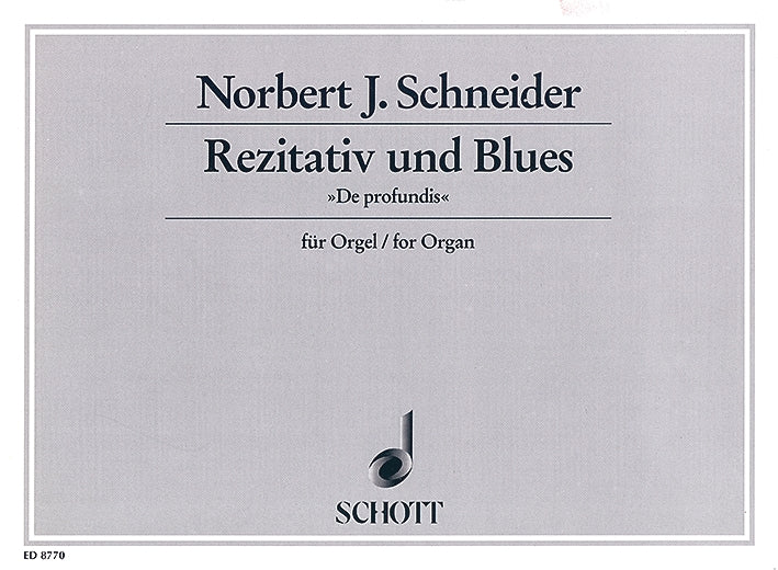 Rezitativ und BluesDe profundis