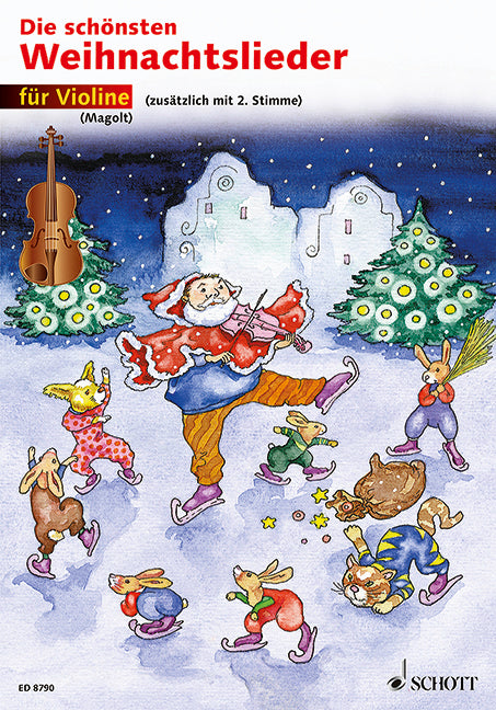 Die schönsten Weihnachtslieder (1-2 violins)