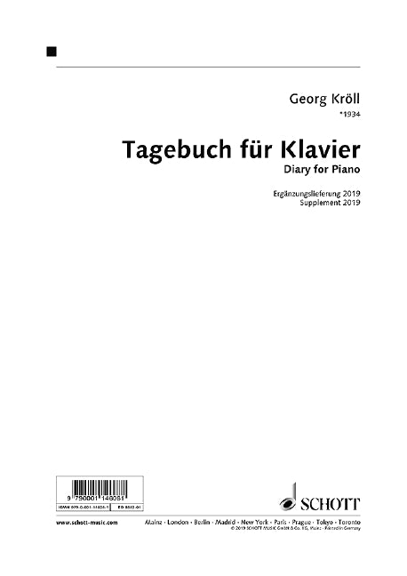 Tagebuch für Klavier