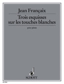 Trois esquisses sur les touches blanches