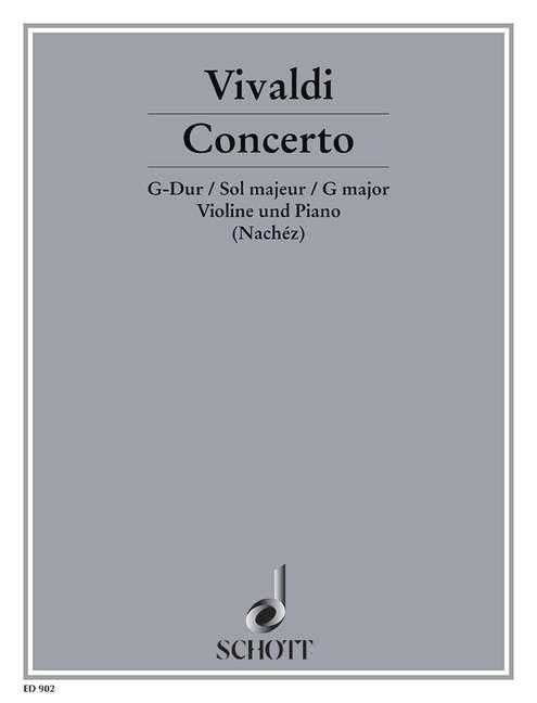 Concerto in G Major RV 298/PV 100