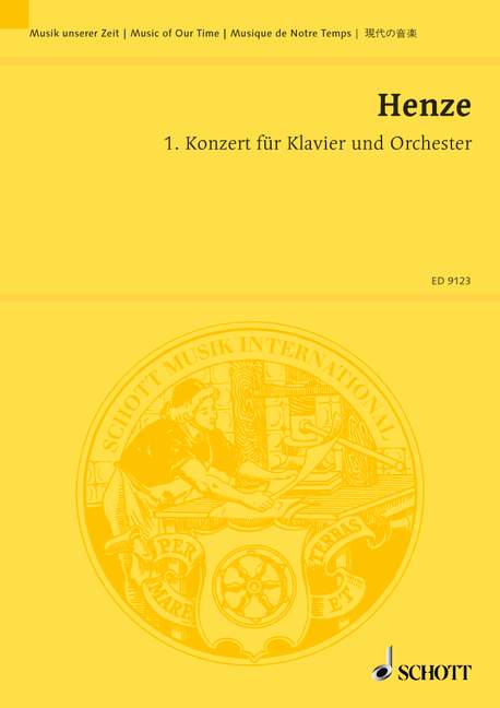 1. Konzert (piano & orchestra0 [study score]