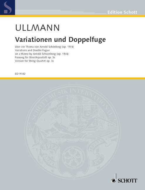 Variationen und Doppelfuge op. 3c