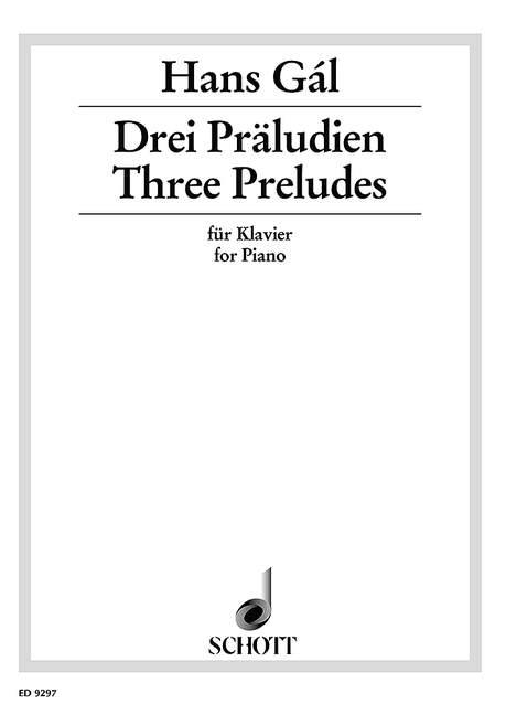 Drei Präludien op. 65