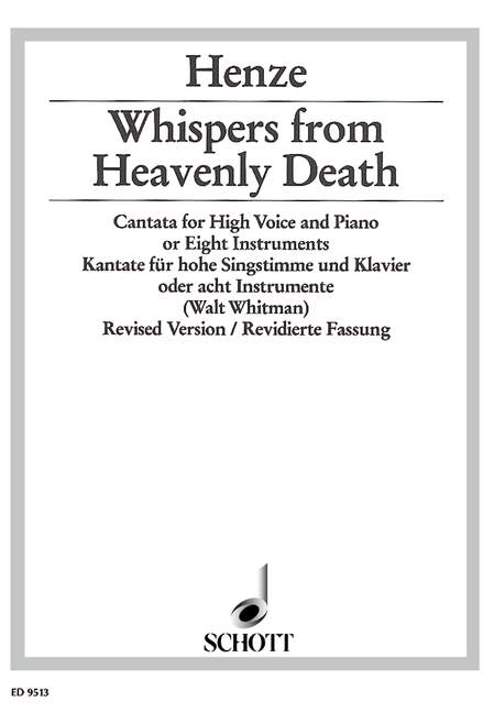 Whispers from Heavenly Death [score]