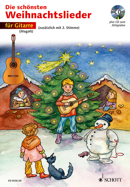 Die schönsten Weihnachtslieder (1-2 guitars) [edition with CD]