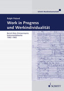 Work in Progress und Werkindividualität