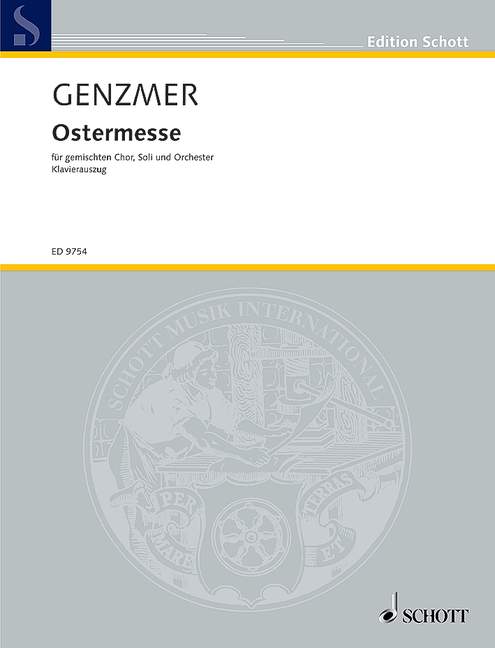 Ostermesse GeWV 3 [vocal/piano score]