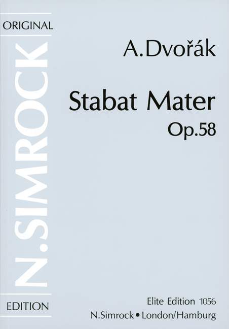 Stabat Mater op. 58 [vocal/piano score]