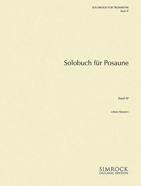 Solobuch für Posaune, vol. 4