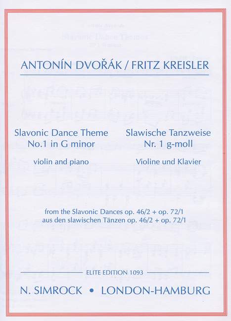 Slawische Tanzweisen: No. 1 in G Minor