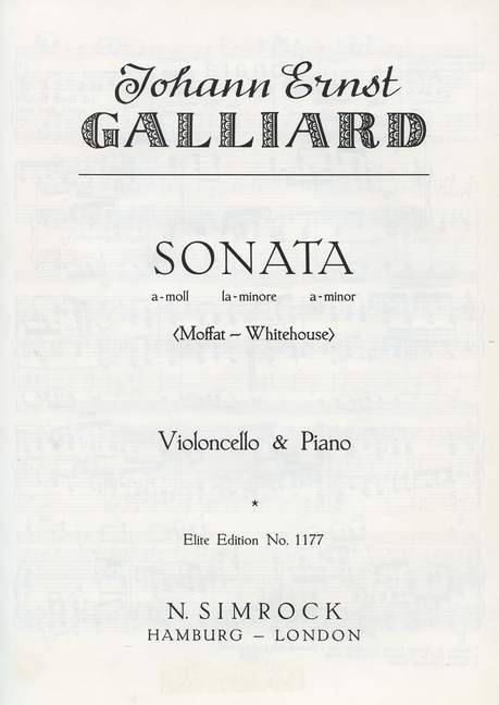 Sonate a-Moll