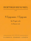 Fünf Epigramme op. 51