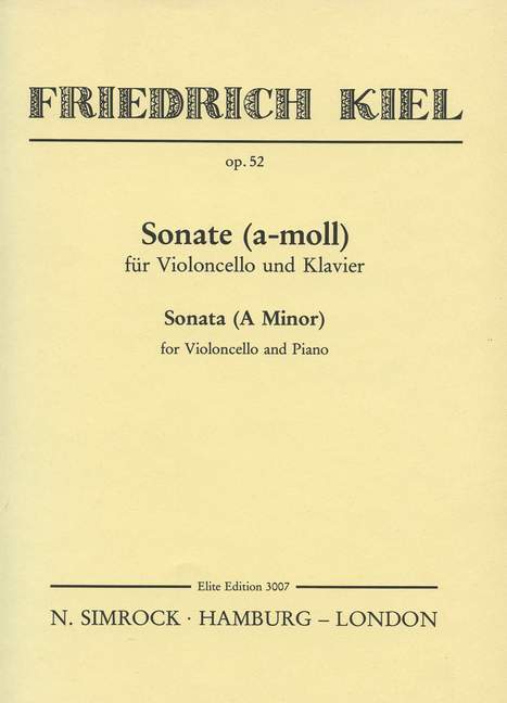 Sonate a-Moll op. 52
