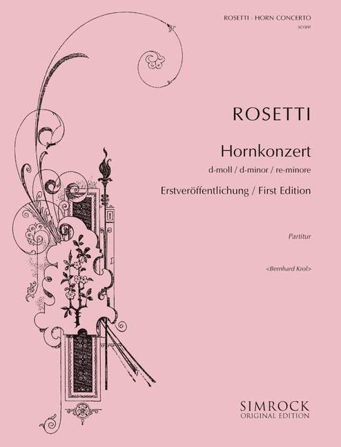 Hornkonzert d-Moll Murray C38 [score]