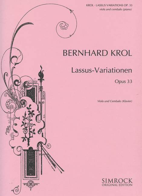 Lassus-Variationen op. 33