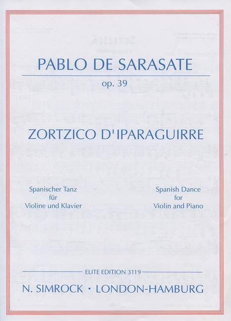 Zortzico d'Iparaguirre op. 39