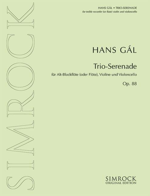 Trio-Serenade op. 88 [score and parts]