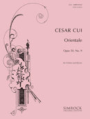 Orientale op. 50/9 [violin and piano]