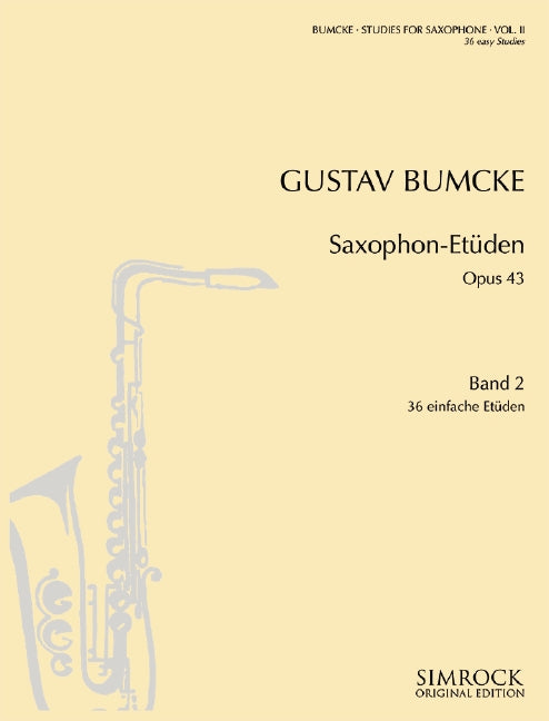Saxophon-Etüden op. 43, vol. 2