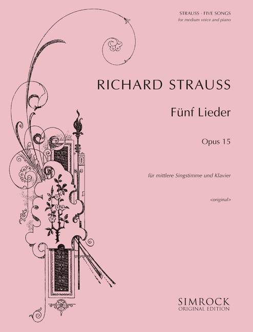 Fünf Lieder op. 15