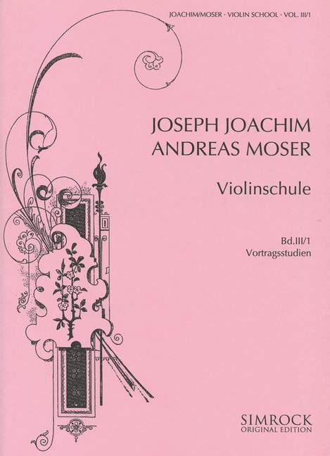 Violinschule, Vol. 3 (1st part)