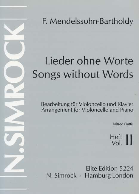 Lieder ohne Worte op. 38/53, vol. 2