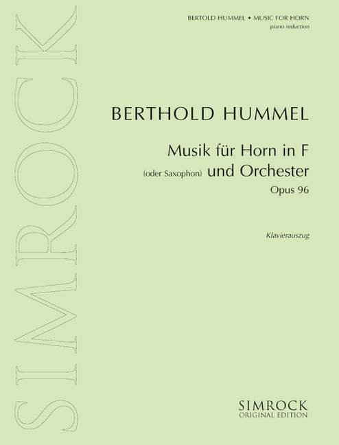 Musik für Horn und Orchester op. 96a