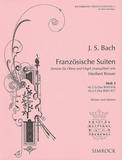 Französische Suiten, BWV 812-817, Book 3