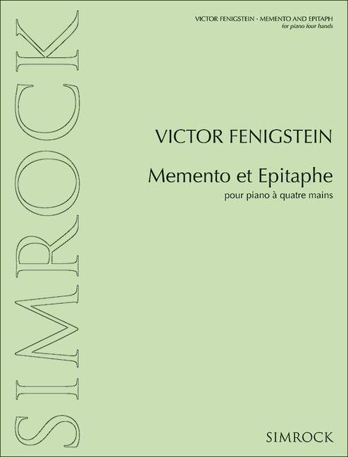 Memento et Epitaphe [piano, 4 hands]