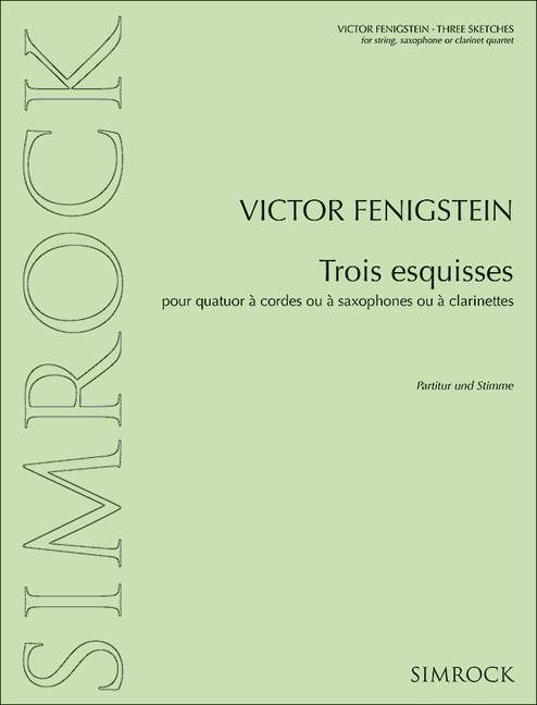 Trois esquisses [score and parts]