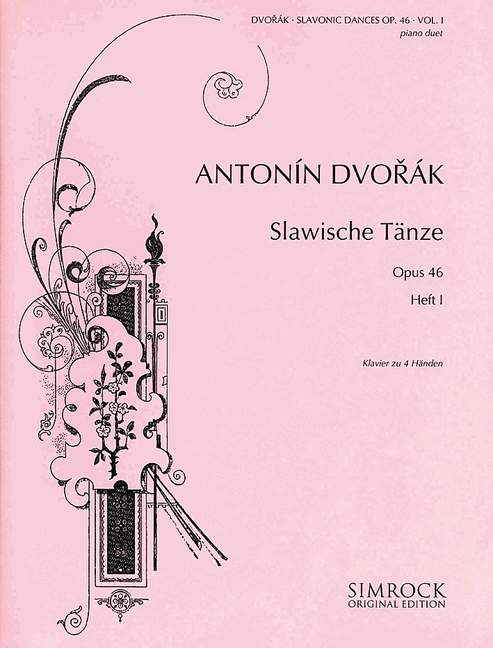 Slawische Tänze op. 46, vol. 1 [piano, 4 hands]