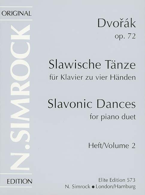 Slawische Tänze op. 72, Book 2