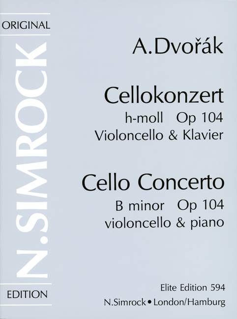 Cellokonzert h-Moll op. 104