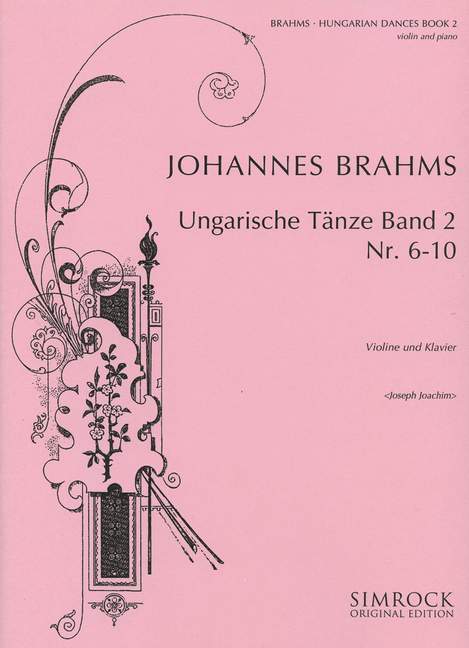 Ungarische Tänze, vol. 2 (violin & piano)